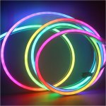 5m Digital Pixel RGB LED Neon Flex - Side Bend NA0612 Addressable Color-Chasing LED Neon Light - 12V - IP67 Waterproof
